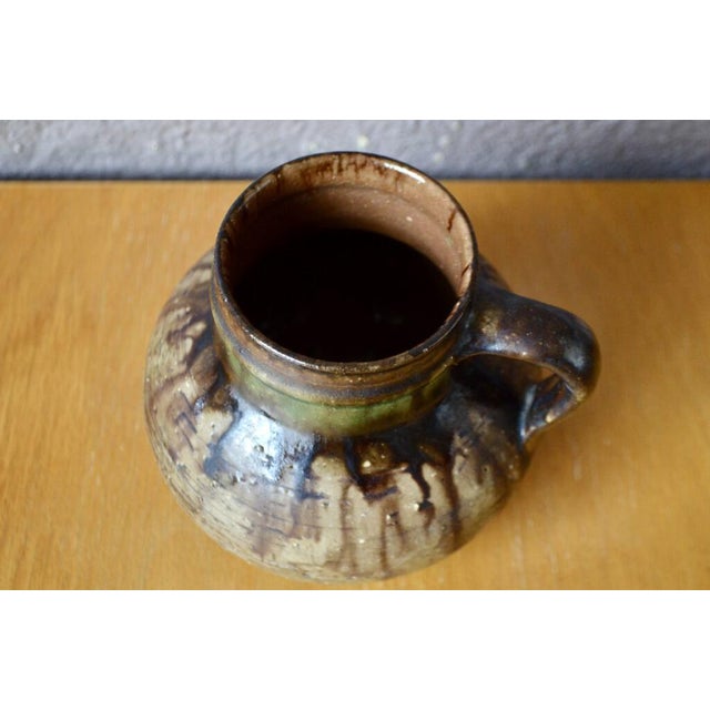 1960s Wabi Sabi Ceramic Pitcher, 1960s For Sale - Image 5 of 10