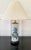 Vintage Mid-Century Hand-Painted Ceramic and Brass Floral Lamp For Sale - Image 13 of 13
