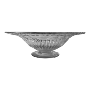 Vintage Hawkes Clear Crystal Footed Centerpiece
