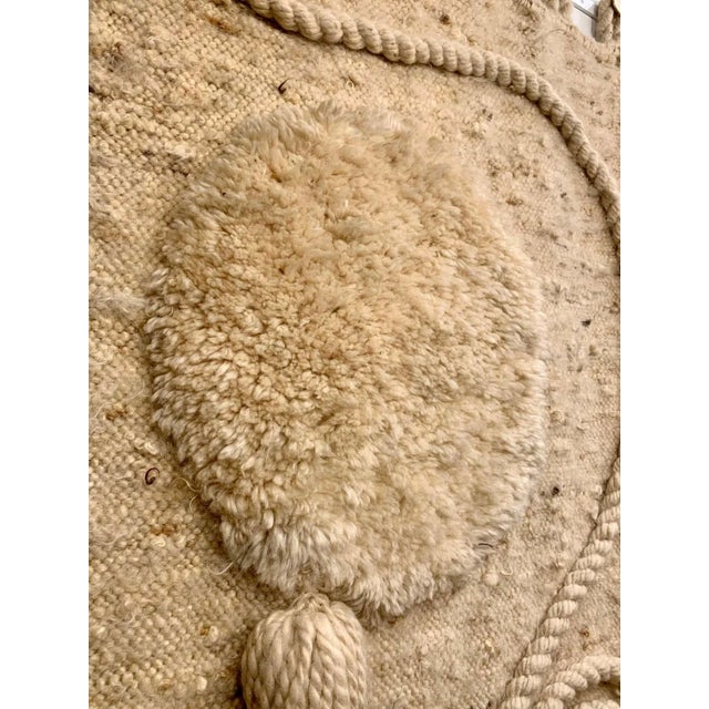 Large Handwoven Wool Wall Art / Tapestry Attributed to Jane Knight For Sale - Image 11 of 12
