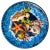 Mid-Century Barbotine Hand Painted Seafood Faience Plate, France For Sale