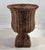 Wood 1970’s Woven Wicker Urn Shaped Tall Cachepot/Planter, Quatrefoil Base For Sale - Image 7 of 10