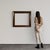 Vintage Lacquered and Gilded Wooden Frame, 1950 For Sale - Image 10 of 14