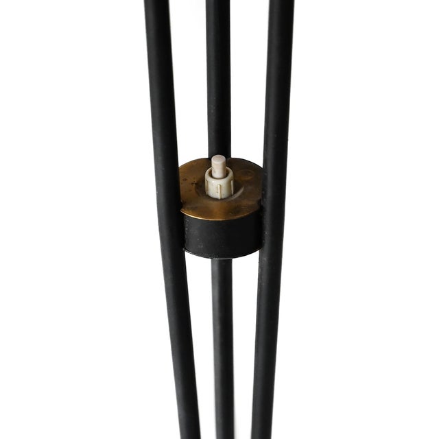 Scandinavian Three-Arm Floor Lamp, 1950s For Sale - Image 9 of 10