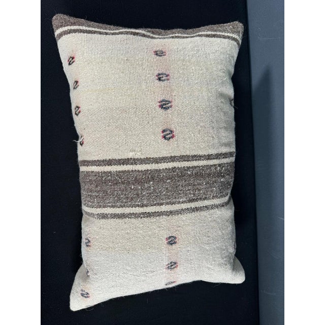 Turkish Hemp Pillow Cushion Natural Beige Brown Pillow Cushion Cover 16" x 24" #30082 Enhance your home decor with our...