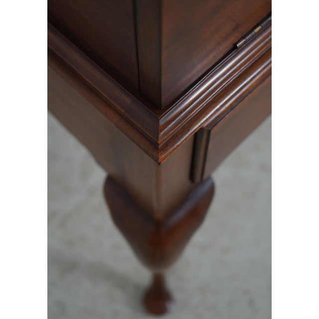 Henkel Harris Cherry Fall Front Silver Chest For Sale - Image 9 of 18