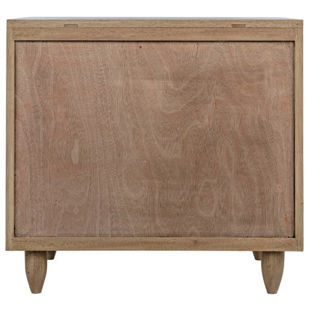 Wood NOIR Diamond Walnut Chest in Washed Walnut For Sale - Image 7 of 8