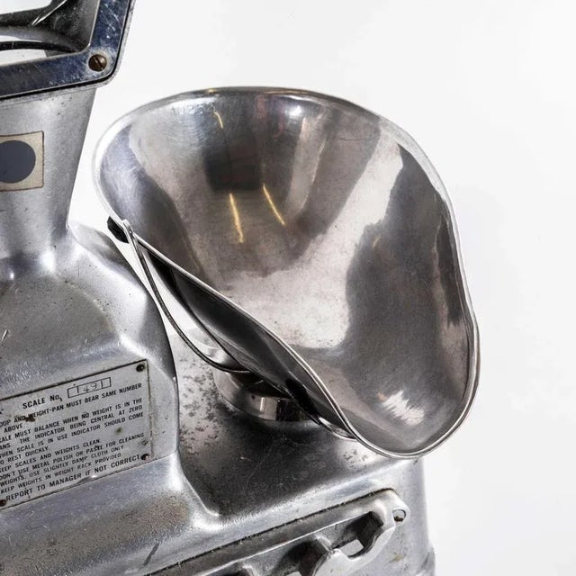 Silver Large Shop Cast Weighing Scales, 1950s For Sale - Image 8 of 10