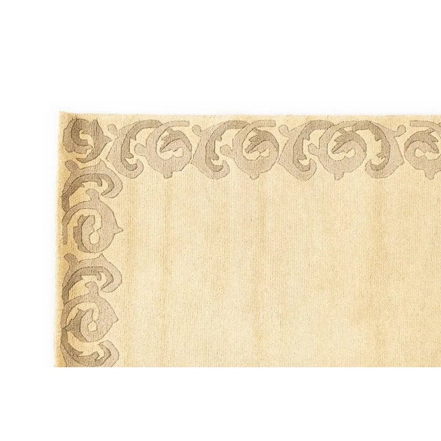 Nos Hand Knotted Scandinavian Rug by Anna Johanna Ångström For Sale - Image 4 of 5