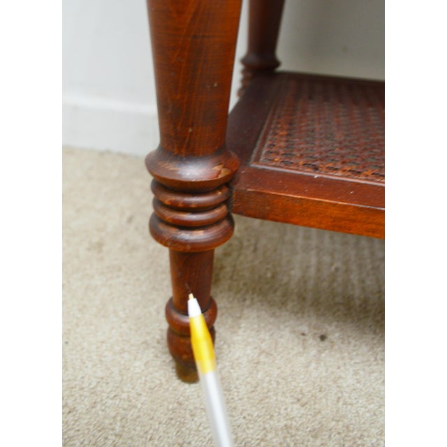 Wood Ethan Allen Nightstand For Sale - Image 7 of 12