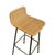 Metal Bar Stool with Wicker Seat by Dirk van Sliedrecht for Rohe Noordwolde For Sale - Image 7 of 10