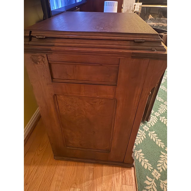 Wood Beautiful Victorian Antique Sewing Machine Cabinet For Sale - Image 7 of 8