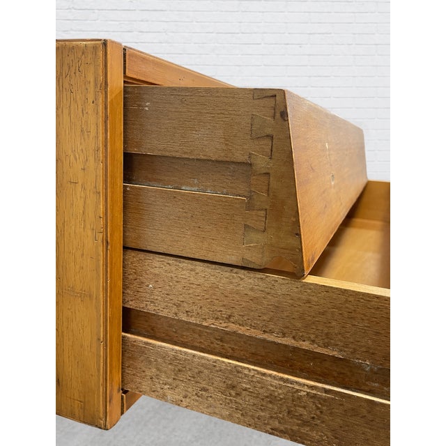 Mid Century Modern Italian Teak Freestanding Wall Unit Bookcase – Vintage Wall Shelving, C. 1950’s For Sale - Image 14 of 14