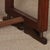 French Dining Table in Wood and Brass, 1940, in Good conditions. Designed 1920 to 1949