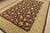 Traditional Ziegler Rug 9'11'' X 13'7'' Brown Wool Traditional Hand-Knotted Oriental Carpet For Sale - Image 3 of 12