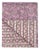 Bunny Williams Home Lotus Queen Coverlet (88x92) Purple For Sale