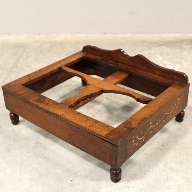19th Century Italian Table Lectern in Walnut For Sale - Image 9 of 13