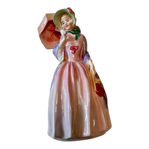 Vintage Royal Doulton “Miss Demure” Figurine, English Bone China, 1930