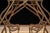 Antique Brass and Wood Folding Four-Passenger Lawn Glider Swing Salesman Sample For Sale - Image 9 of 13