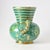 Italian Green and Gold Vase from Maioliche Deruta, 1960s, in Very Good conditions. Designed 1950 to 1959 This piece has an...