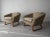 Stunning pair of authentic mid century lounge chairs by Jens Risom. This pair of chairs is absolutely breathtaking, the...