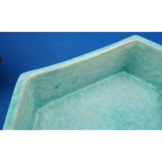 20th Century Art Deco Ceramic Box in Bronze Enamel from the Mga Factory, Albisola, Italy, 1920s For Sale - Image 14 of 18