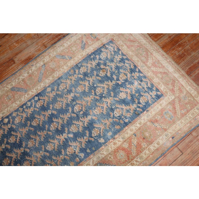 Vintage Zabihi Collection Persian Wide Long Runner - 3'8" x 16' For Sale - Image 9 of 12