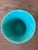 A genuine, collectible piece by California potter, Bauer of Mid-century toned teal. No nicks or chips. Will benefit from...