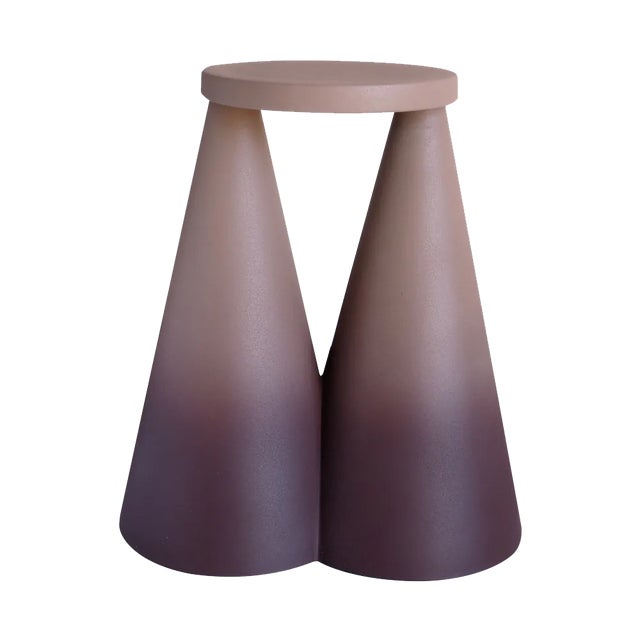 Isola Choccolate Side Table from Portego For Sale