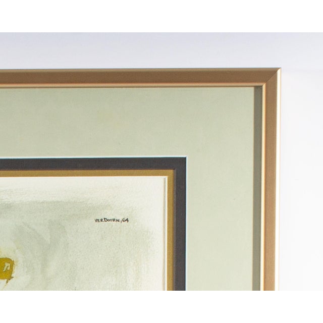 1964 Watercolor Landscape Painting by James VerDoorn For Sale - Image 4 of 7