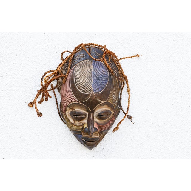 Vintage African Guro Ritual Mask For Sale - Image 4 of 7