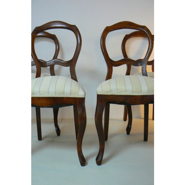 Antique Baroque Dining Chairs, Set of 4 For Sale - Image 9 of 12