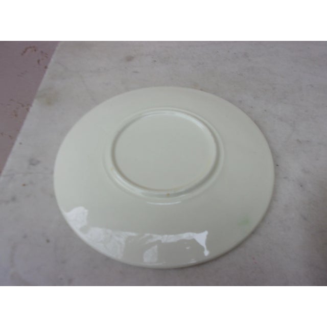 French Country C.1890 French Majolica Asparagus Plate Salins For Sale - Image 3 of 8