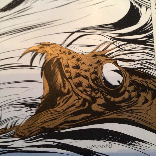 Illustration Print From 1989 "Fanciful Calendar" by Yoshitaka Amano, Produced by Ten Production. For Sale - Image 11 of 12