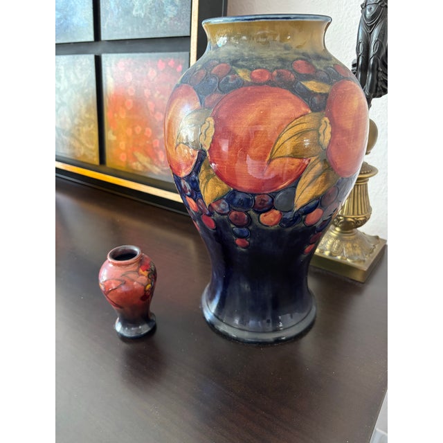 William Moorcroft Miniature Pomegranate Pattern Vase For Sale - Image 10 of 10