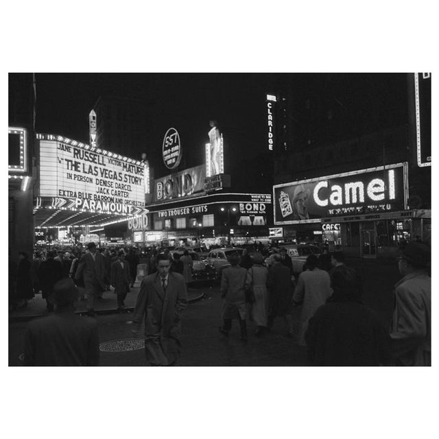 'Signs on Broadway' Unframed Archival Pigment Print For Sale