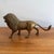 1980s Solid Brass Lion Figurine For Sale - Image 4 of 7