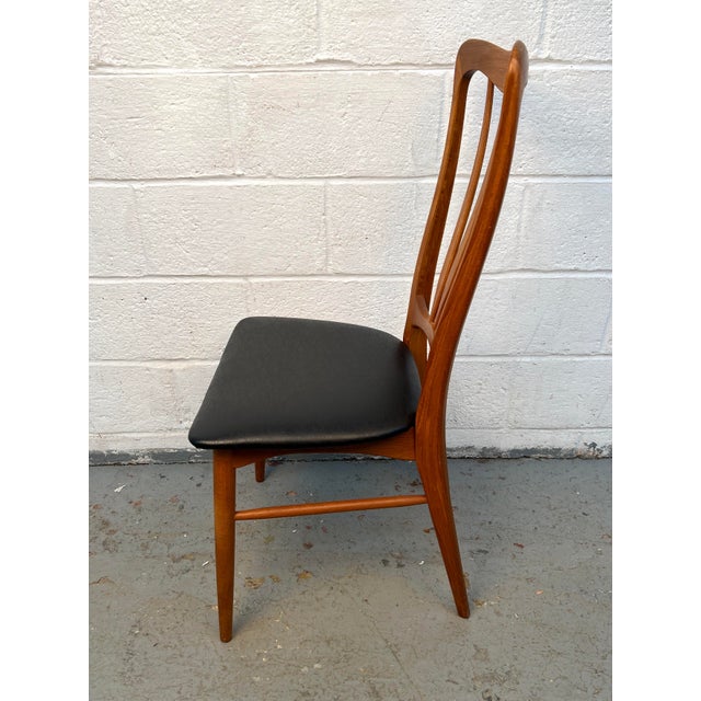 Set of Six "Ingrid" Danish Teak Dining Chairs by Niels Koefoed For Sale - Image 11 of 12