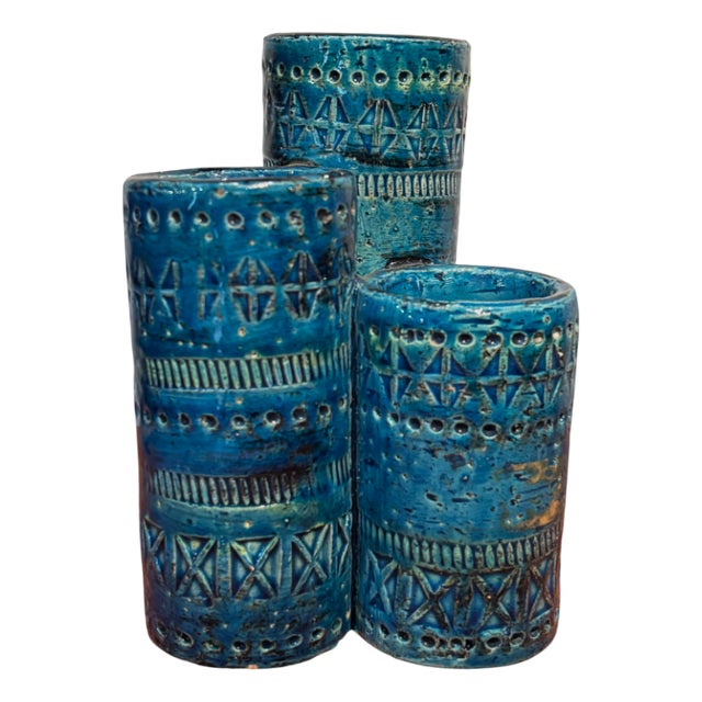 Triple Desk Organizer by Aldo Londi for Bitossi, 1960s For Sale