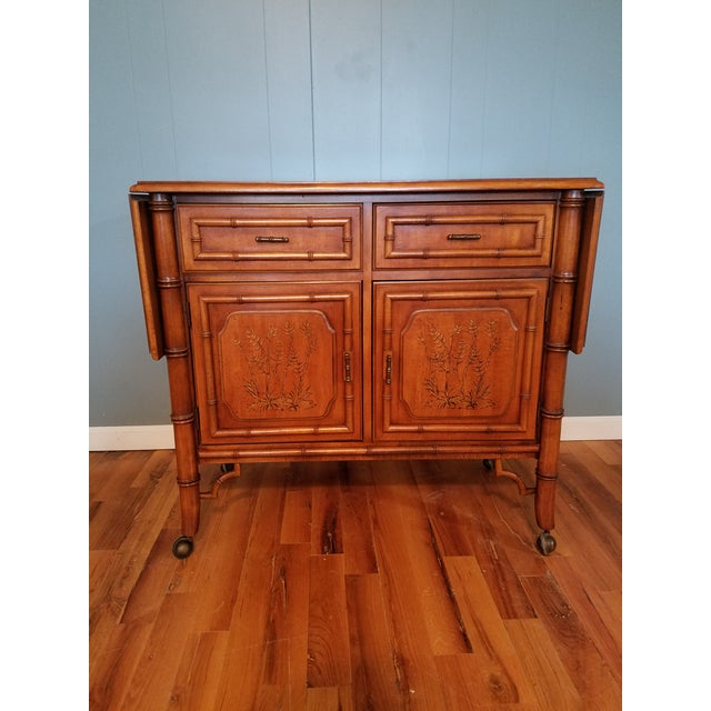 1960s Mid Century Dixie Aloha Faux Bamboo Server/Buffet Chairish