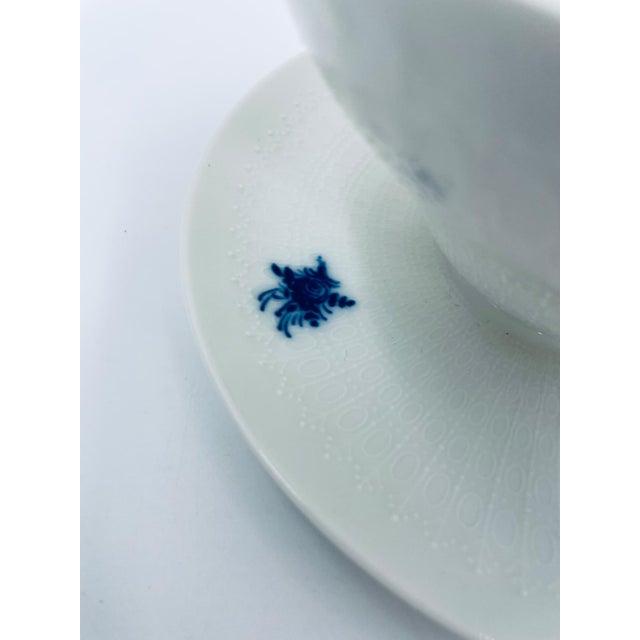 1960s Vintage Blue Sauceboat with Saucer from Rosenthal, 1965 For Sale - Image 5 of 8