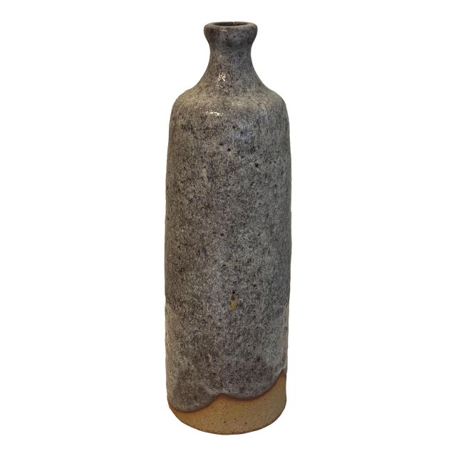 Mid-Century Swiss Wabi-Sabi Ceramic Vase by Arnold Zahner, Rheinfelden, 1960s For Sale