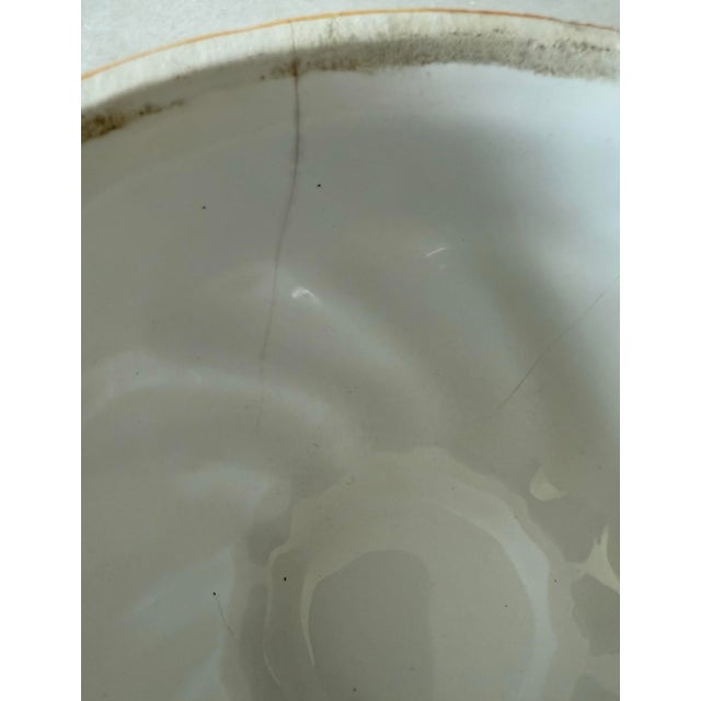 Set of 3 Ceramic Orange and White Hand Painted Molds For Sale - Image 12 of 12