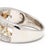 2010s 0.36ctw Diamond Cutout Band, 14k Yellow and White Gold, Ring Size 6.25 For Sale - Image 5 of 7