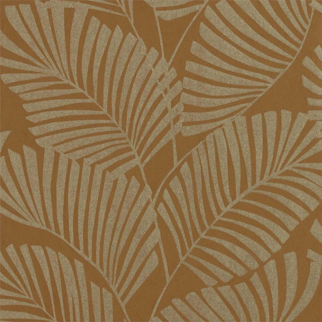 Harlequin Mala Wallpaper in Ochre For Sale