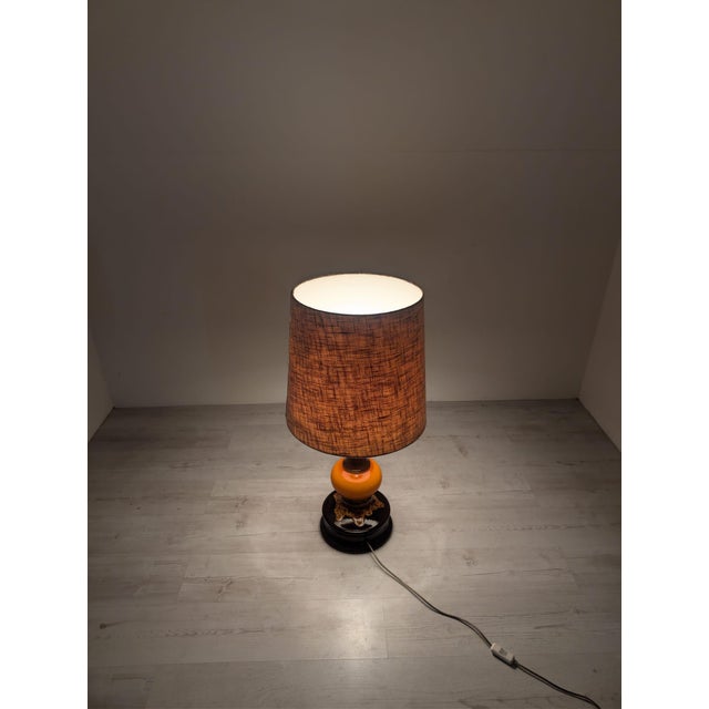 Fat Lava Ceramic Table Lamp, 1970s For Sale - Image 11 of 12