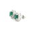 Metal Natural Emerald Diamond Earrings 14k Gold 3.02 TCW Certified For Sale - Image 7 of 12