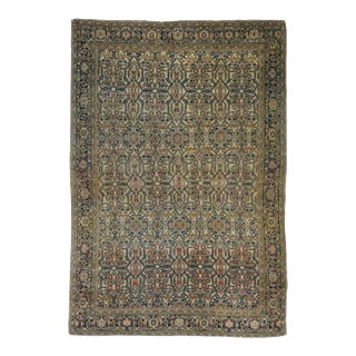 Late 18th Century Antique Farahan Sarouk Rug 4'3'' x 6'7'' For Sale