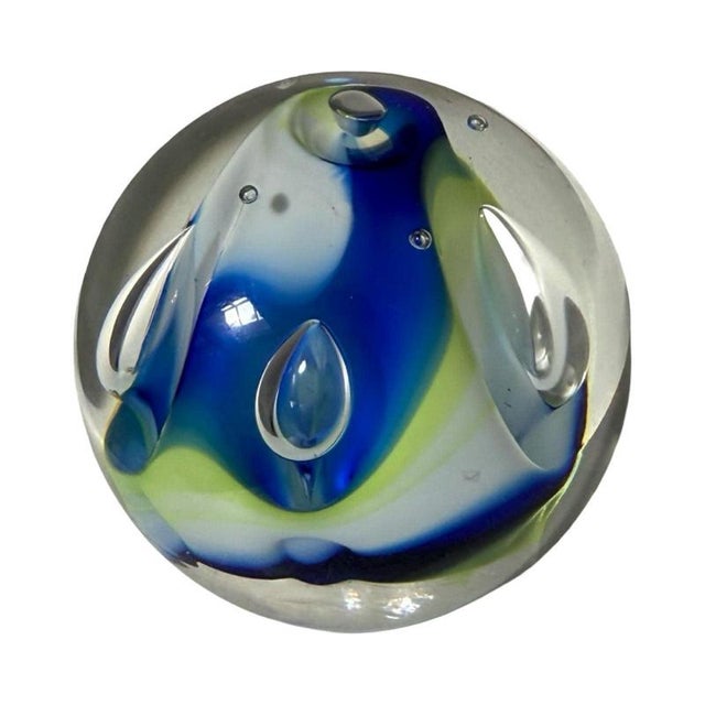 Paperweight in Crystal Glass by Adam Jablonski For Sale - Image 6 of 6