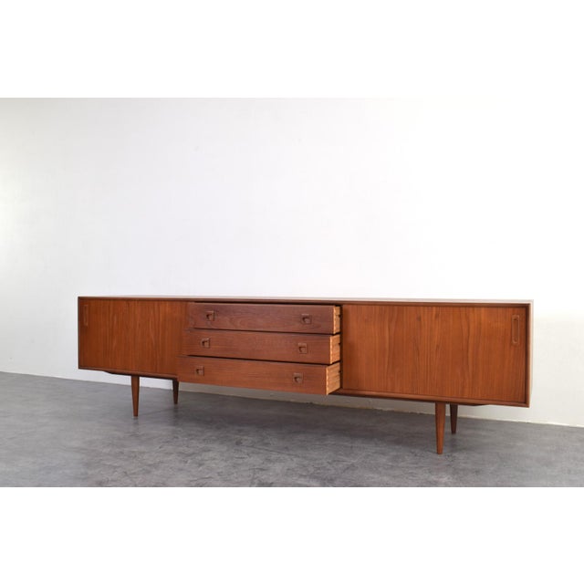 Mid-Century Danish Teak Sideboard, 1960s For Sale - Image 10 of 18